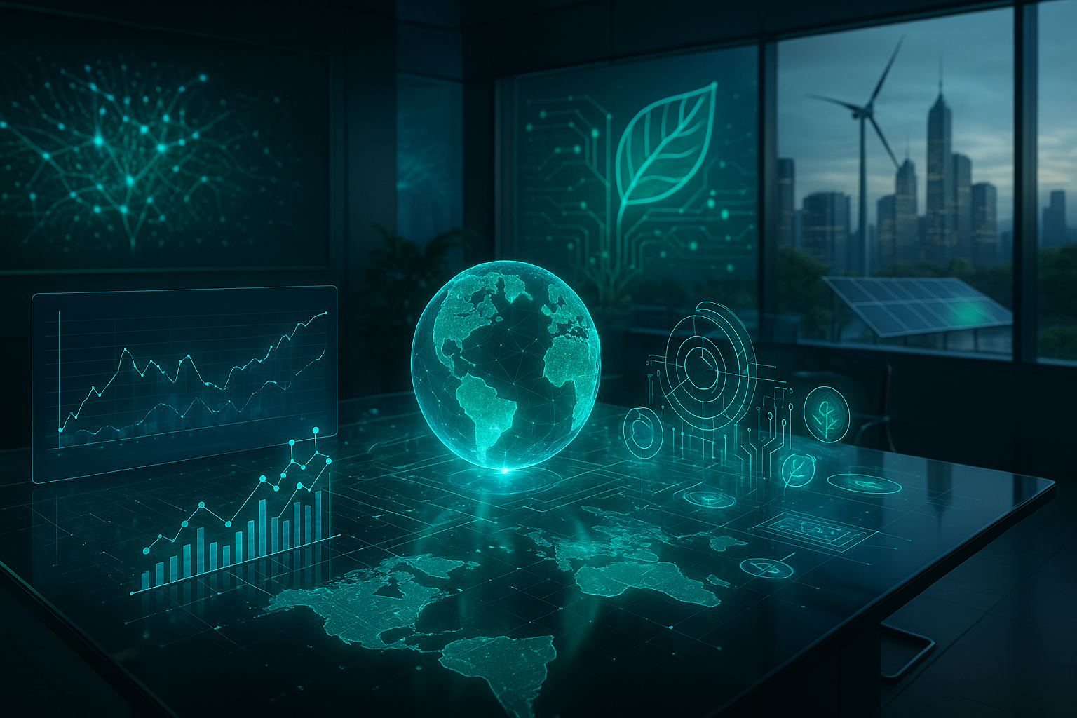 IA para rastrear e analisar investimentos climáticos e financiamento sustentável