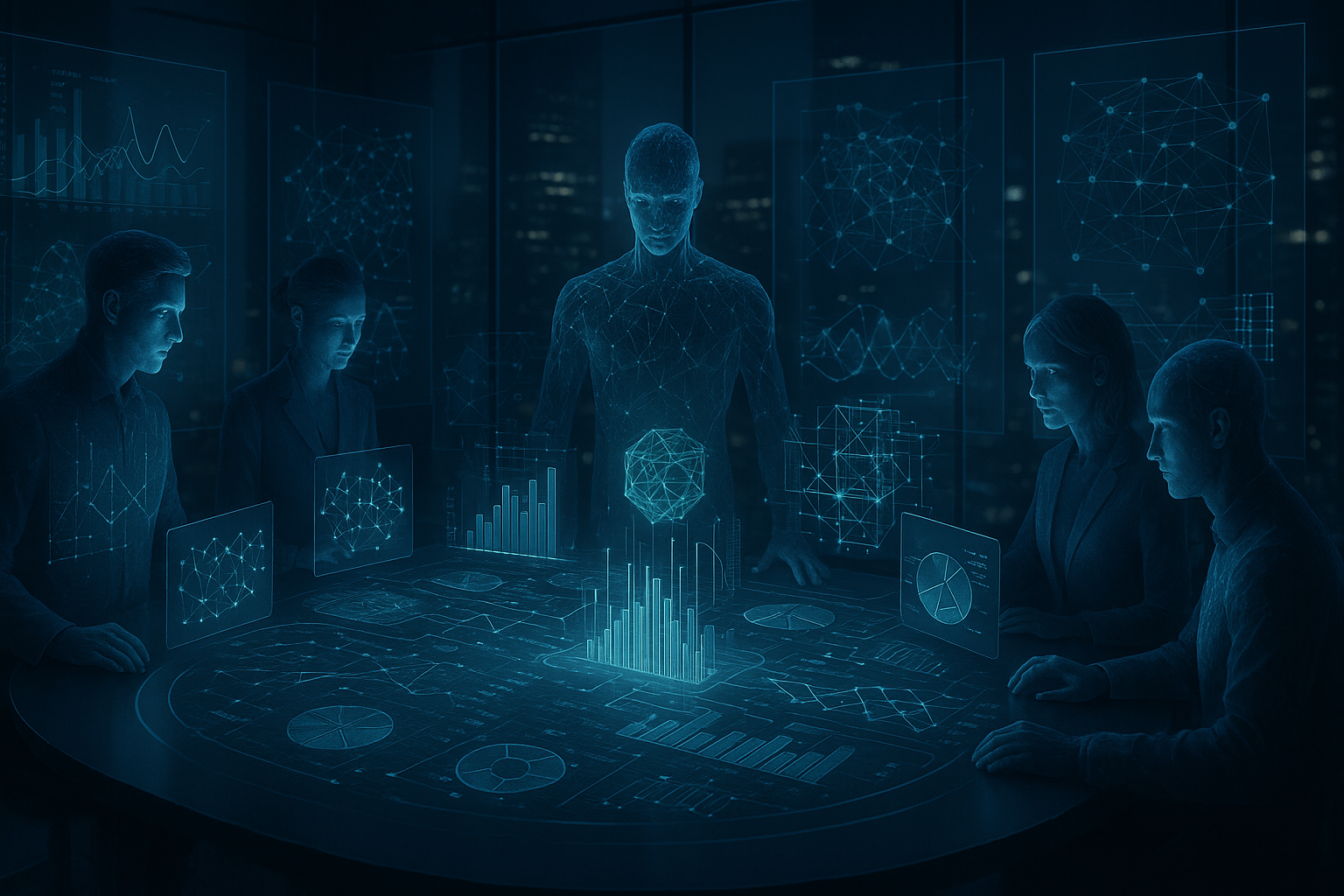 IA avançada para formação de “modeling crews” e gerenciamento de risco de modelos