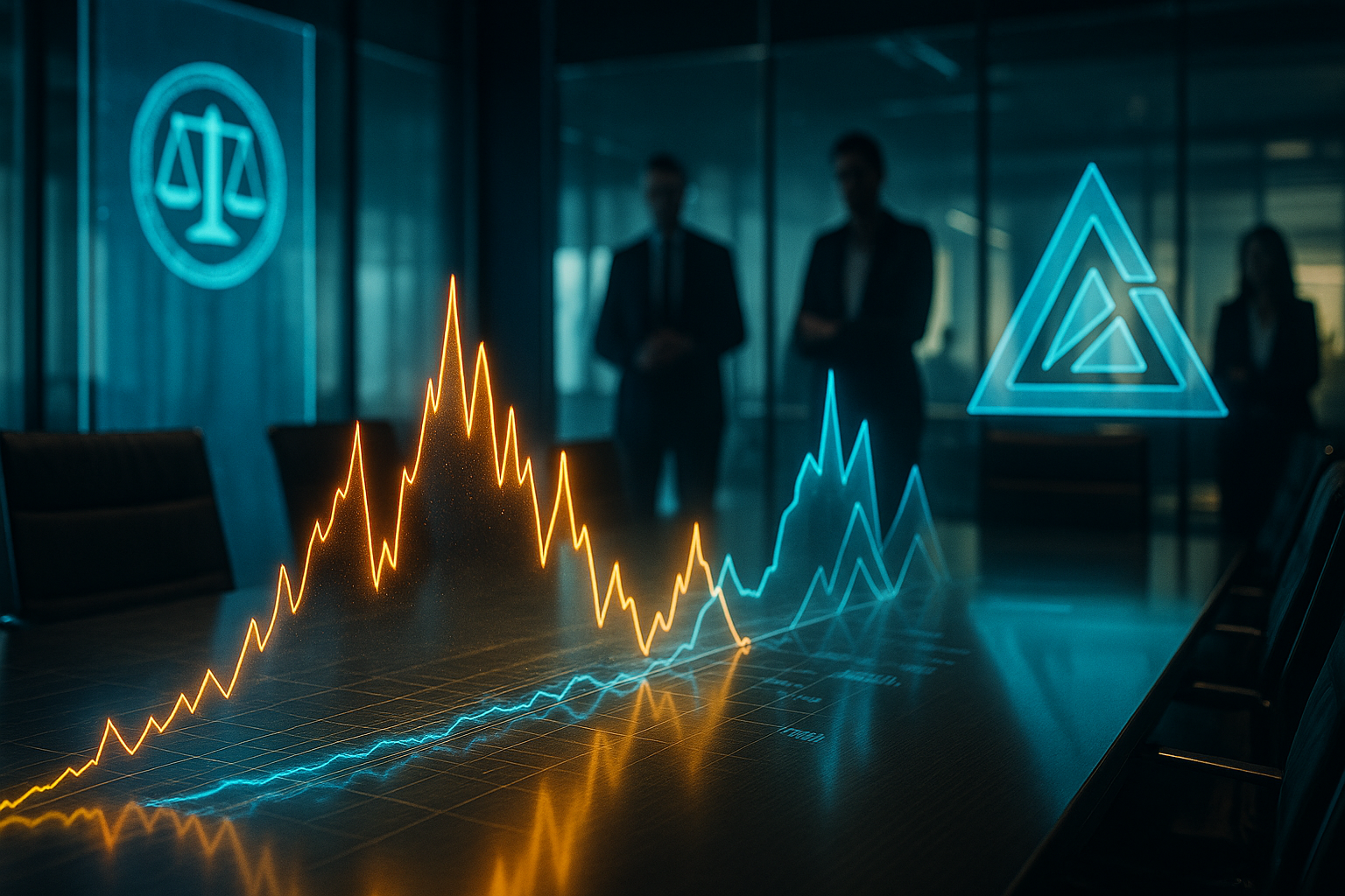 investidor avaliando graficos volateis de etfs alavancados em notebook com expressao de cautela