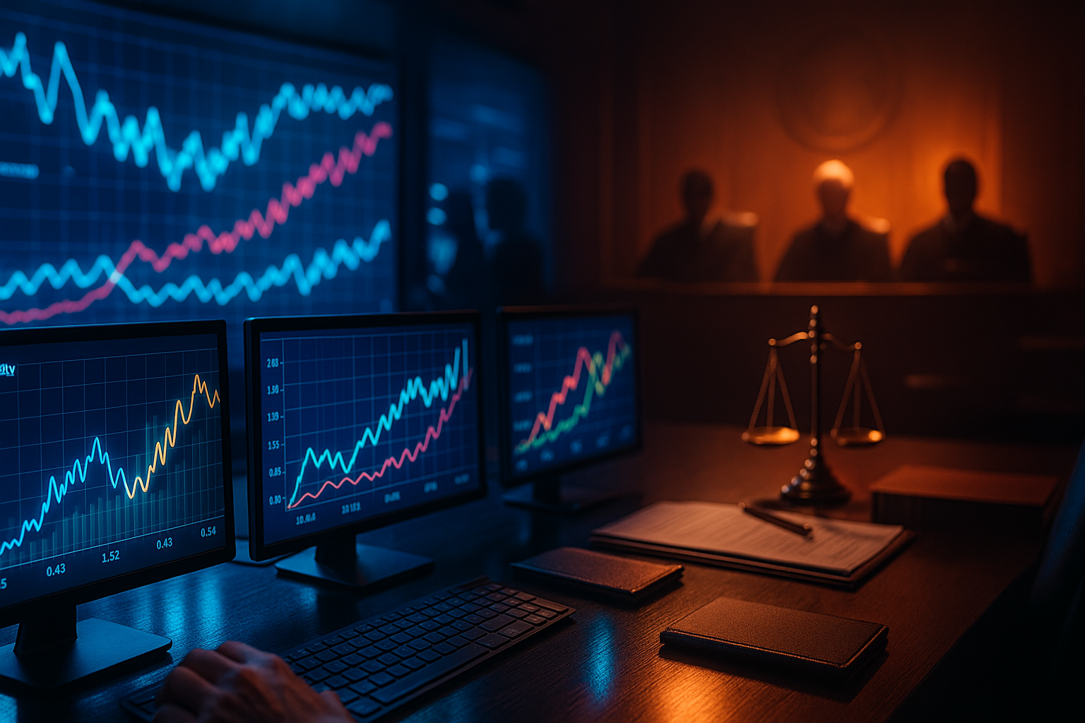 telas da cnbc mostrando ticker da kalshi com probabilidades em tempo real de eventos economicos