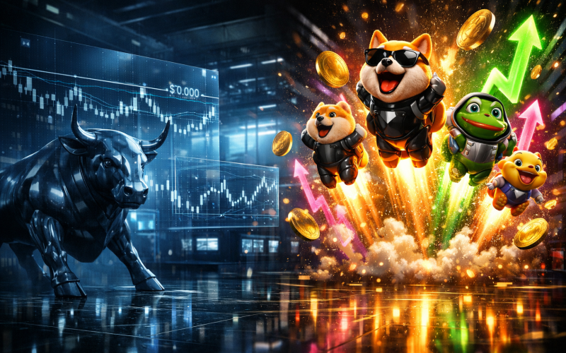 Criptomoedas hoje: por que memecoins disparam quando falta tendência no “mercado sério”