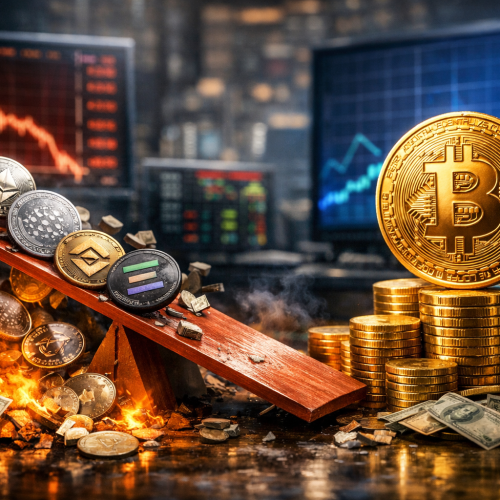 Criptomoedas hoje: quando a dominância do BTC sobe, quem realmente perde dinheiro?