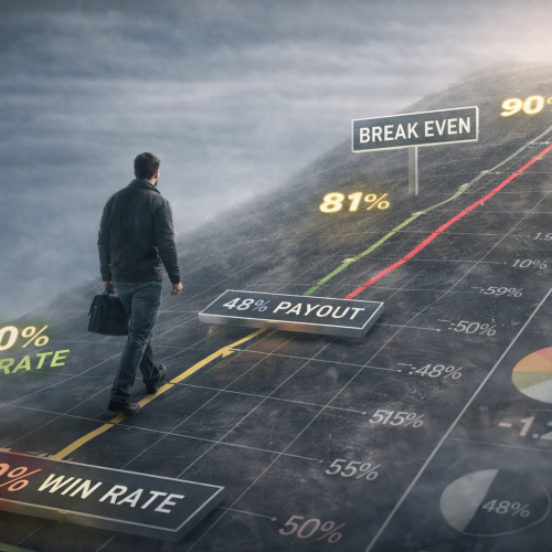 Payout baixo em opções binárias: como ele muda sua taxa de acerto mínima (breakeven) e por que muita gente ignora isso