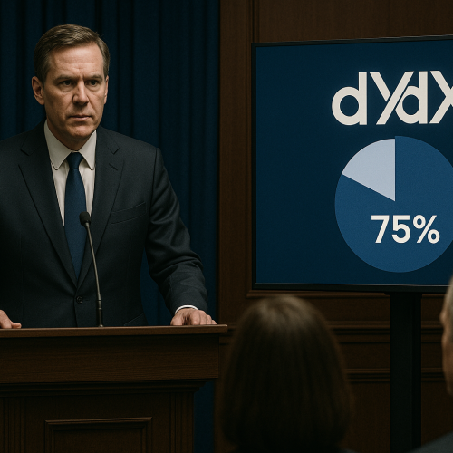 dYdX aprova usar 75% da receita para recompras: o que isso revela sobre a nova fase dos tokens de governança