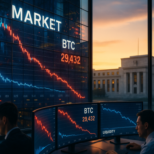 Por que as criptomoedas estão caindo hoje? Entenda o efeito Fed, liquidações e a consolidação do Bitcoin