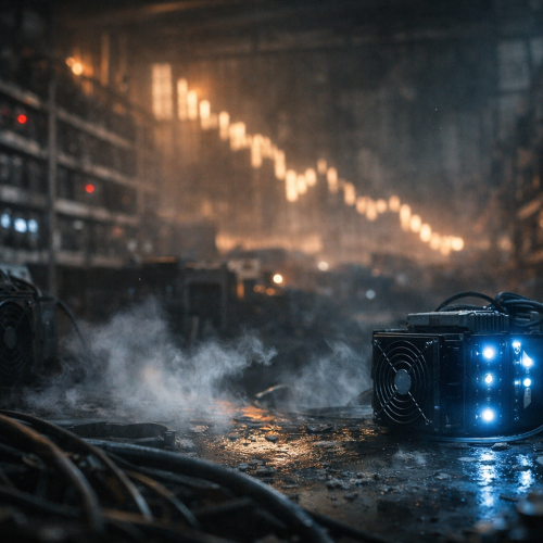 Bitcoin: queda do hashrate reacende narrativa de “miner capitulation”