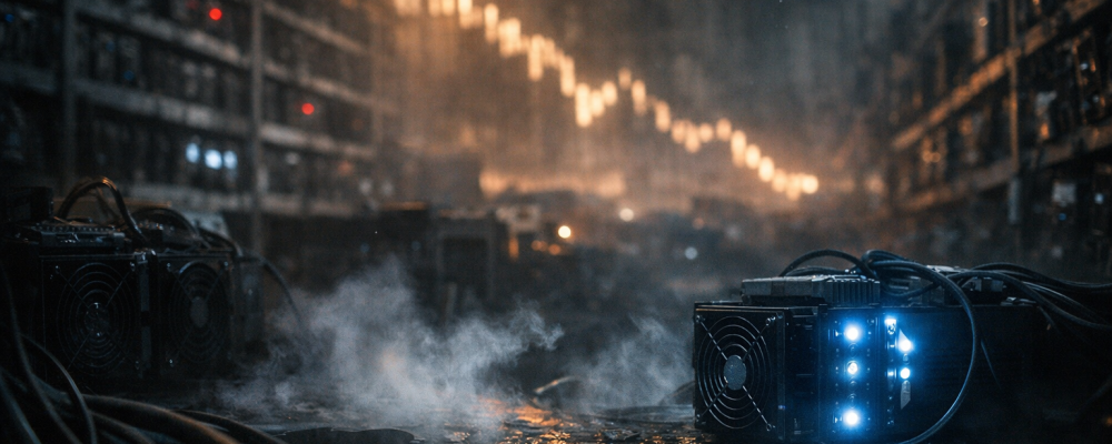 Bitcoin: queda do hashrate reacende narrativa de “miner capitulation”