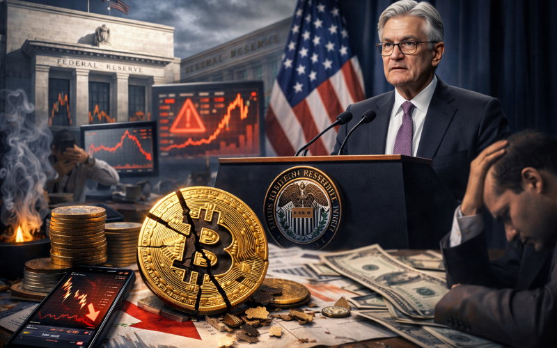 Mudança na liderança do Fed pressiona Bitcoin e amplia cautela no mercado cripto