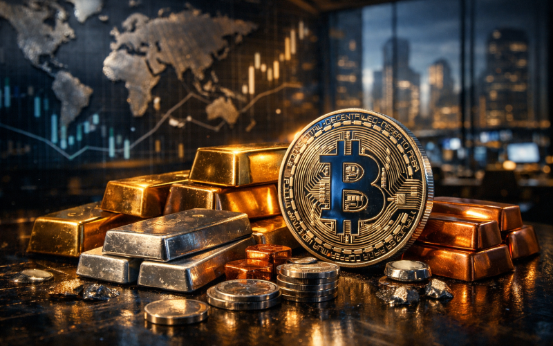 Bitwise lança ETF “Currency Debasement” com Bitcoin, ouro e metais