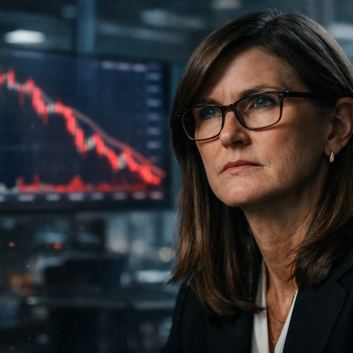 Cathie Wood comenta crash do Bitcoin e destaca impacto psicológico nos investimentos