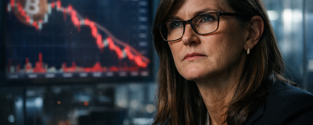 Cathie Wood comenta crash do Bitcoin e destaca impacto psicológico nos investimentos