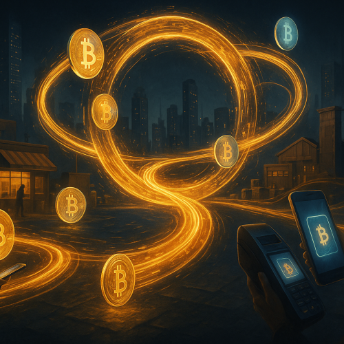 Economia circular do Bitcoin: como o BTC vira “dinheiro em movimento” (e não só um ativo parado)