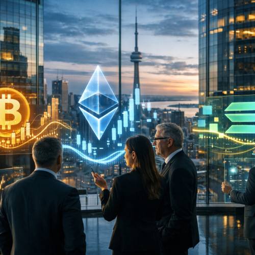 ETFs de criptomoedas no Canadá ampliam acesso institucional mesmo em ambiente volátil
