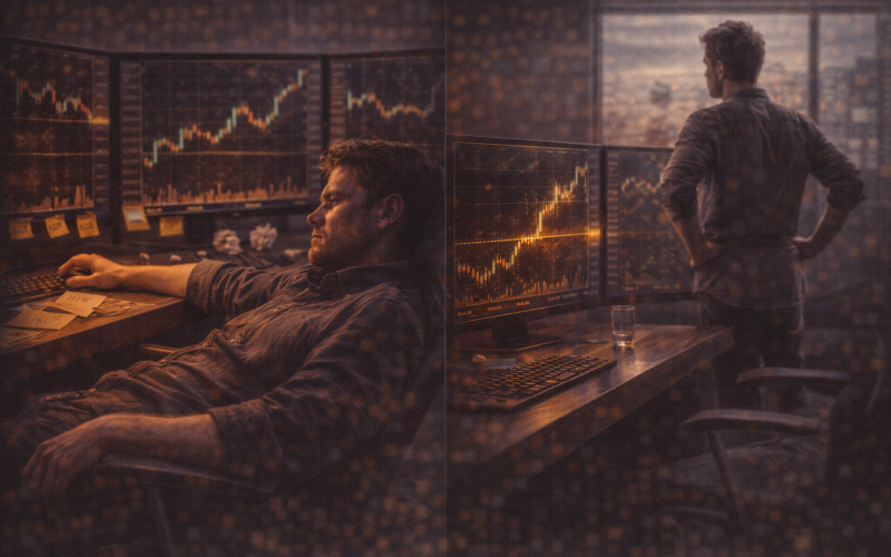 Fadiga do trader em opções binárias: sinais de que sua mente já “lentificou” e a regra de pausas para não cair em impulsividade