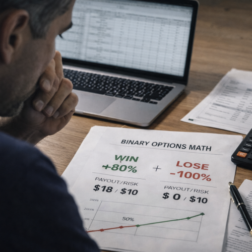 Payout em opções binárias: por que a matemática pode ser contra você e onde a execução vira o “golpe invisível”