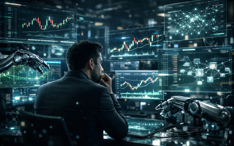 Uso de inteligência artificial no trading cripto cresce, mas exige cautela
