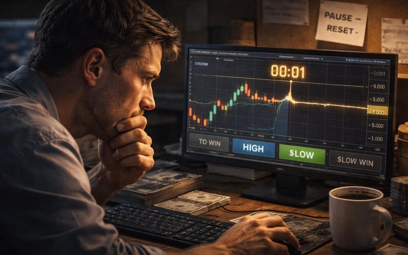 ⁨ ⁨Quase deu certo” em opções binárias: por que o near miss vicia e aumenta seus cliques