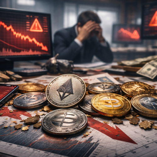 Altcoins permanecem em níveis baixos após correção profunda do mercado cripto