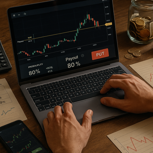 grafico de pizza com pequena fatia para opcoes binarias em carteira de investimentos