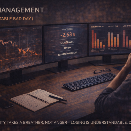 Sequência de perdas em opções binárias: como não mudar estratégia toda hora e o protocolo pós-perda (pausa, revisão e retorno ao mercado)