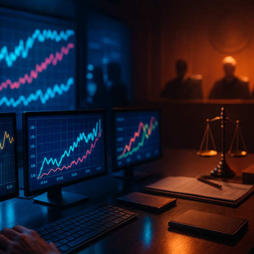 telas da cnbc mostrando ticker da kalshi com probabilidades em tempo real de eventos economicos