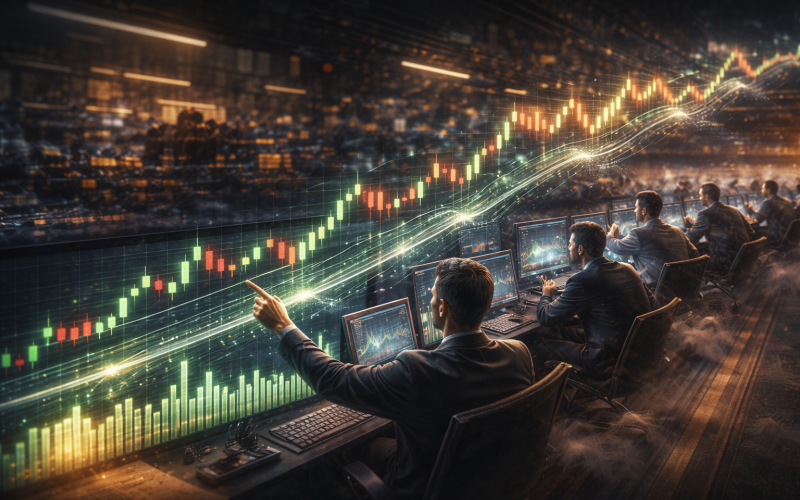Tendência forte vs exaustão em opções binárias: como reconhecer continuidade sem “perseguir” (e sinais simples de falha)
