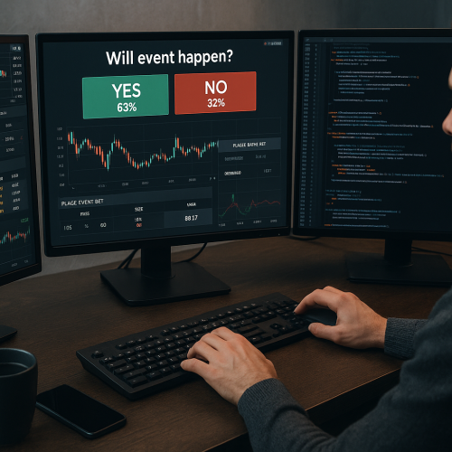 Event-based trading para brokers: tecnologia de prediction markets, oráculos e risco operacional
