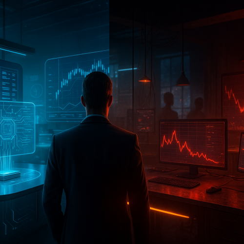 trader analisando riscos regulatórios de opções binárias e contratos de evento