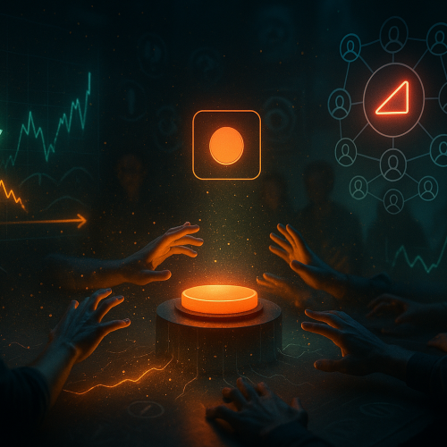 Grupo de traders pessoa física operando opções binárias em clima de aposta